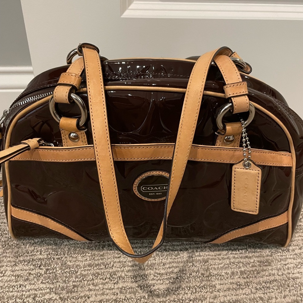 Coach Patent Satchel - Picture 2 of 6
